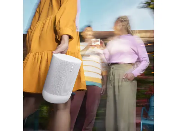 Sonos Move 2 - Hvit Portabel trådløs høyttaler 