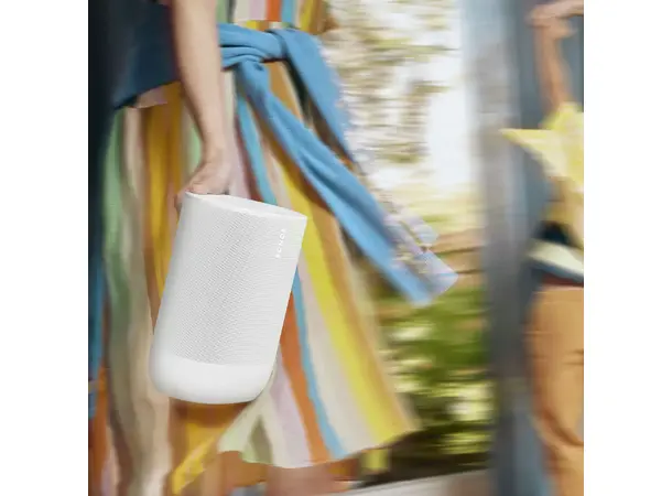 Sonos Move 2 - Hvit Portabel trådløs høyttaler 