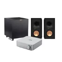 Wiim Amp / Klipsch R-50M / R-8SW Stereopakke med subwoofer