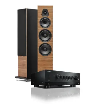 Yamaha R-N800A / Sonus Faber Lumina V Stereopakke - Valnøtt