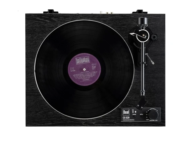 Dual CS 529 BT - Sort Platespiller med RIAA og Bluetooth 