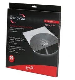 Dynavox LP 12 innercover 50stk Innercover i antistatisk polyther til LP