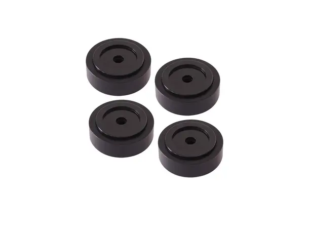 Dynavox dempeføtter Aluminiumsfot med gummidemping - 4 stk 