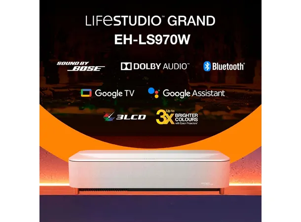 Epson EH-LS970W - Hvit 4K PRO-UHD UST laserprojektor 