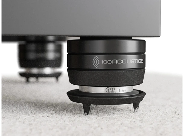 IsoAcoustics Gaia I Neo teppedisk 4 stk - til gulvteppe 