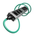 Isotek V5 Polaris - Sølv Strømfilter, 6 uttak, med Initium kabel