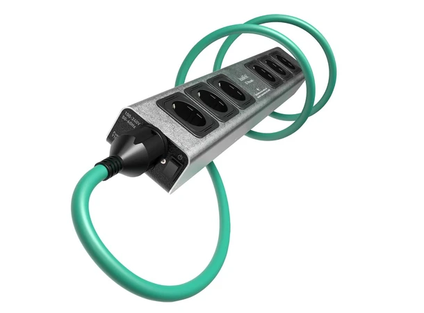 Isotek V5 Polaris Strømfilter, 6 uttak, med Initium kabel 