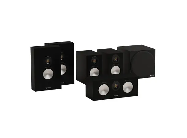 Monitor Audio Bronze 50 7G 5.1 -  Sort Hjemmekinopakke 5.1 