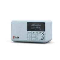 Pinell Compact - Frost blue Bærbar DAB+ radio med oppladbart batteri
