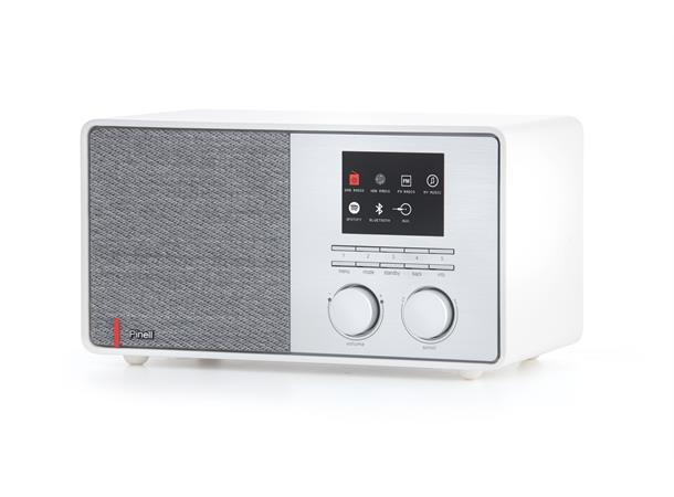 Pinell Supersound 301 - Hvit DAB radio, Bluetooth, Nettradio