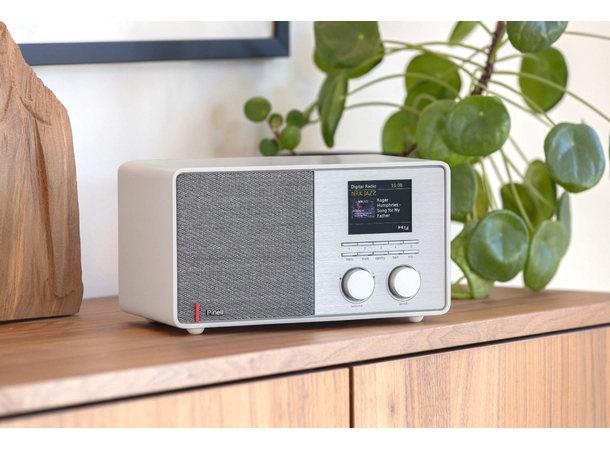 Pinell Supersound 301 - Hvit DAB radio, Bluetooth, Nettradio 