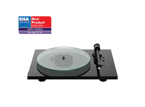 Pro-Ject T2 W - Valnøtt Platespiller med Wi-Fi 