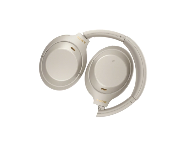 Sony WH-1000XM4 - Sølv Trådløs over-ear hodetelefon med ANC 
