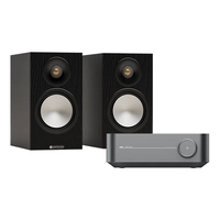 Wiim Amp & Monitor Audio Bronze 50 7G Stereopakke med forsterker og høyttalere