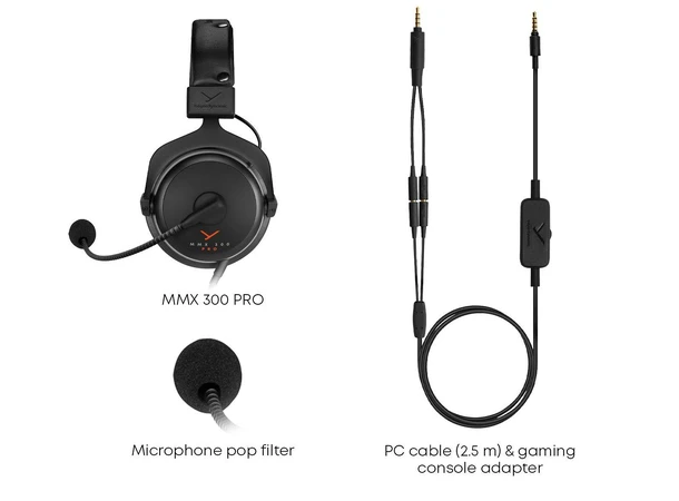 Beyerdynamic MMX 300 Pro Gaming Headset til PC og konsoll 