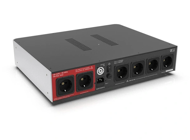 Isotek V5 Elektra - Sort Strømfilter, 6 uttak, med Initium kabel 