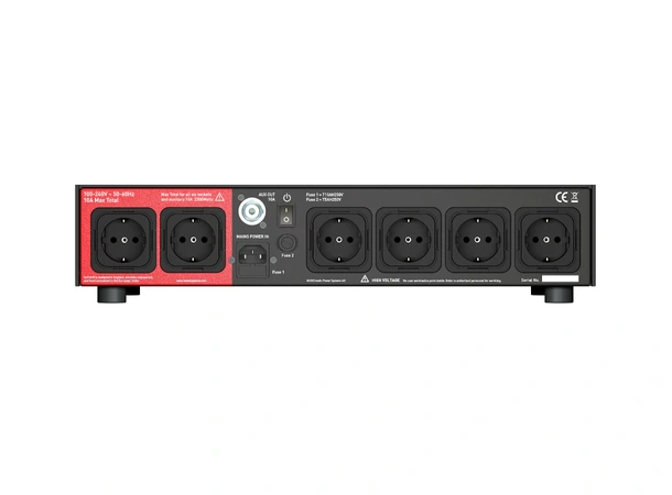 Isotek V5 Elektra - Sort Strømfilter, 6 uttak, med Initium kabel 