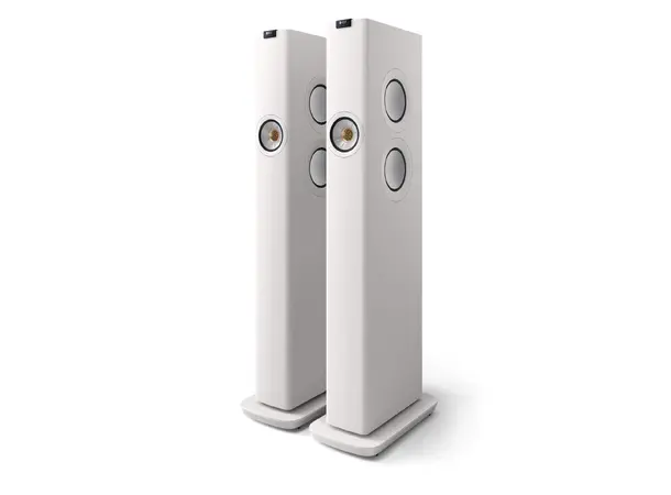 KEF LS60 Wireless - Mineral white Aktive trådløse høyttalere 