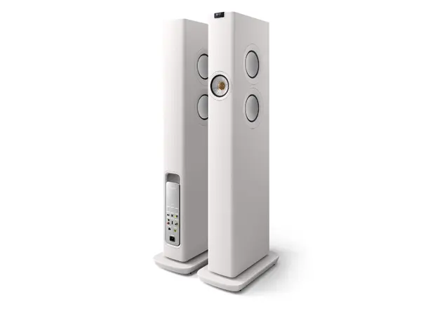 KEF LS60 Wireless - Mineral white Aktive trådløse høyttalere 