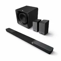 Klipsch Flexus Core 300 5.1.2 System Lydplanke med subwoofer og bakhøyttalere