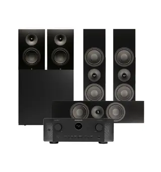 Marantz Cinema 60 / SA Signature 10 5.1 Pakke med receiver og høyttalere - Sort