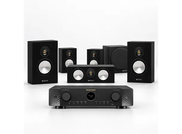 Marantz Cinema 70s S2 / MA Bronze 7G 5.1 Pakke med receiver og høyttalere 