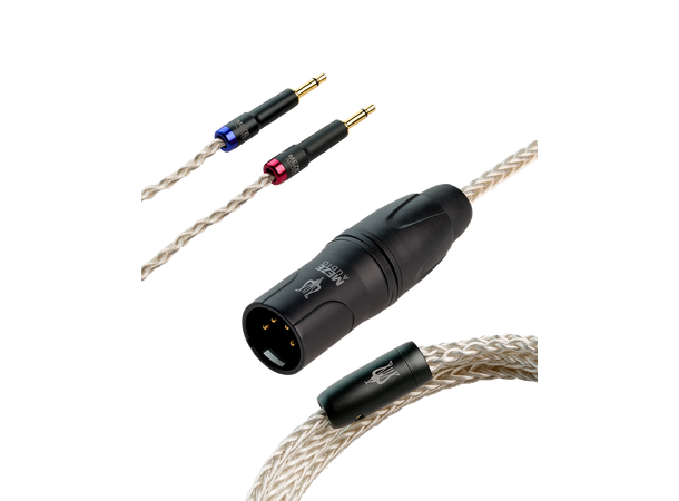 Meze 2x 3,5mm - XLR kabel Sølvbelagt PCUHD - 2,5 meter 