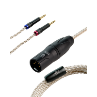 Meze 2x 3,5mm - XLR kabel Sølvbelagt PCUHD - 2,5 meter
