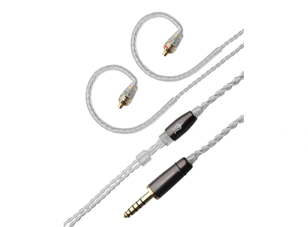 Meze sølvbelagt kabel MMCX - 4.4 mm 1.2m kabel til ørepropper 