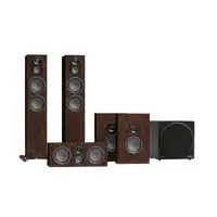 Monitor Audio Silver 300 8G 5.1 Høyttalerpakke for hjemmekino - Valnøtt
