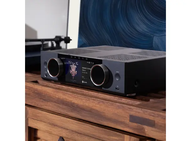 Onkyo Muse Y-50 - Sort Integrert strømmeforsterker med HDMI 