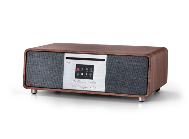 Pinell Supersound 701 - Valnøtt Dab-radio med Bluetooth og Wi-Fi 