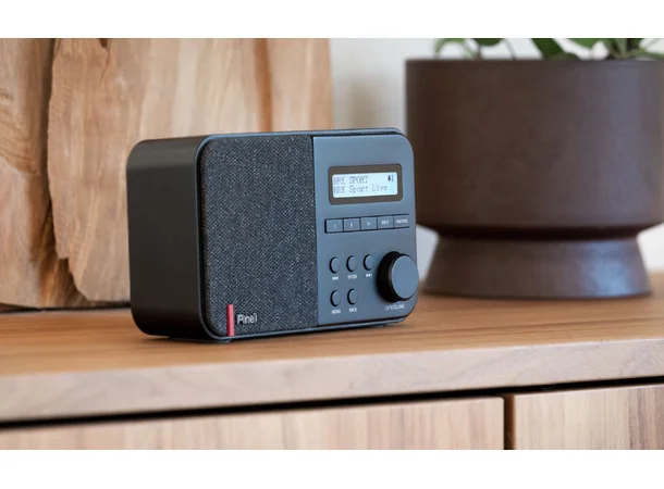 Pinell Supersound Mini Bærbar DAB radio med batteri 