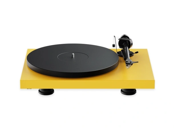 Pro-Ject Debut EVO 2 - Gul matt Platespiller med Pick it EVO MM pickup 