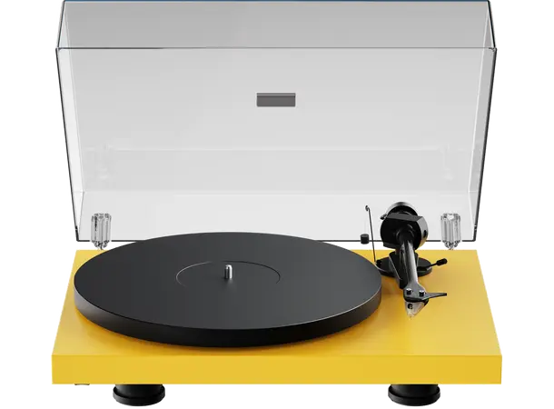 Pro-Ject Debut EVO 2 - Gul matt Platespiller med Pick it EVO MM pickup 