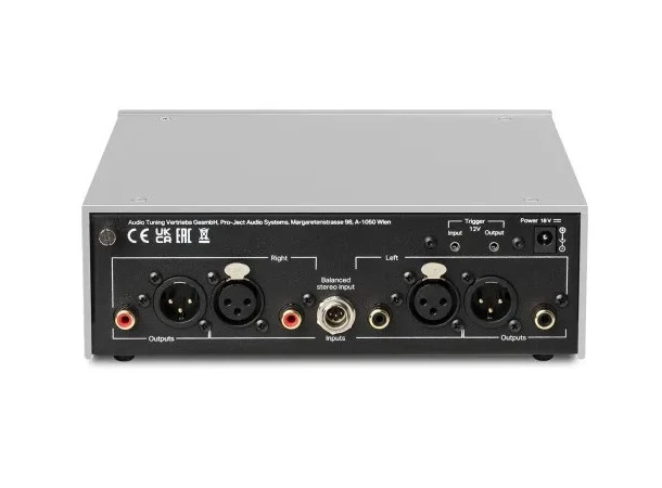 Pro-Ject Phono Box DS3 B - Sort Balansert high-end MM/MC RIAA-trinn 