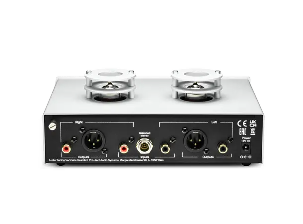 Pro-Ject Tube Box S3 B - Sort Balansert Riaa-trinn med rør - MM/MC 