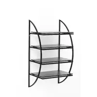 Pro-Ject WMI Rack 5/4 - Sort Vegghylle for stereokomponenter