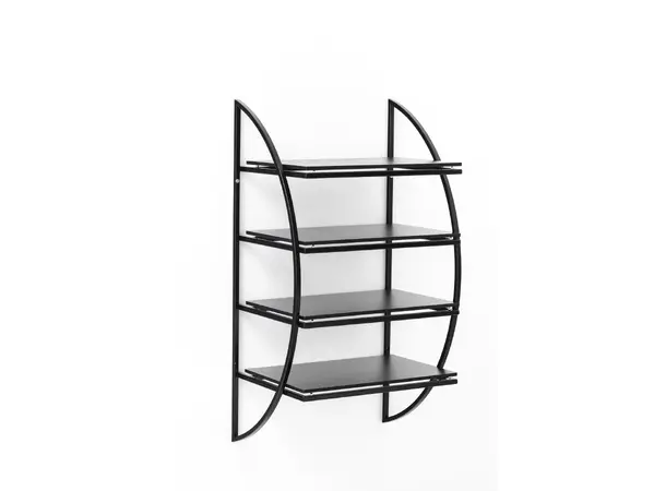 Pro-Ject WMI Rack 5/4 - Sort Vegghylle for stereokomponenter 