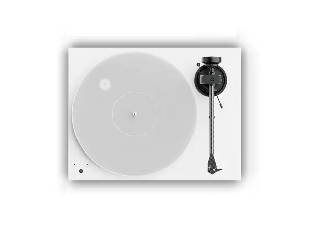 Pro-Ject X1 B - Hvit høyglans Platespiller med balansert utgang 