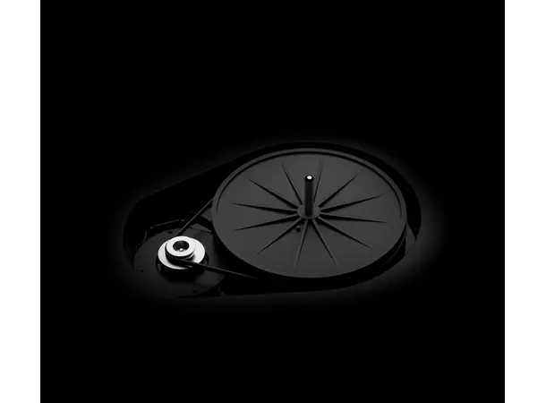 Pro-Ject X1 B - Hvit høyglans Platespiller med balansert utgang 