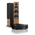 Yamaha R-N1000A / Sonus Faber Lumina V Stereopakke - Valnøtt