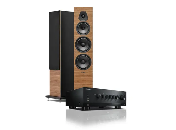 Yamaha R-N1000A / Sonus Faber Lumina V Stereopakke - Valnøtt 