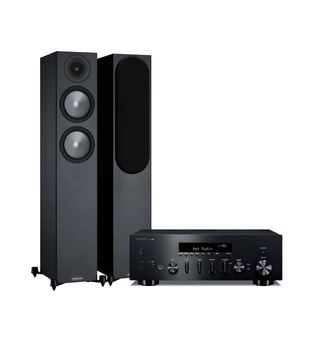 Yamaha R-N600A / MA Bronze 200 Stereopakke - Sort