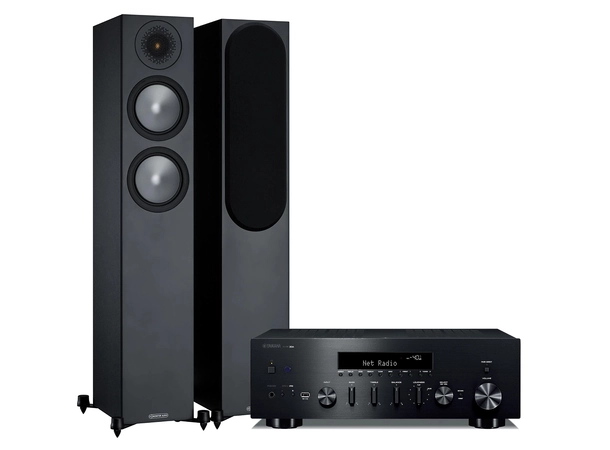 Yamaha R-N600A / MA Bronze 200 Stereopakke - Sort 