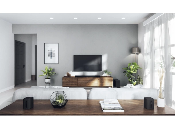 Yamaha True X BAR 50A 7.1 - Sort Lydplanke med subwoofer og bakhøyttalere 