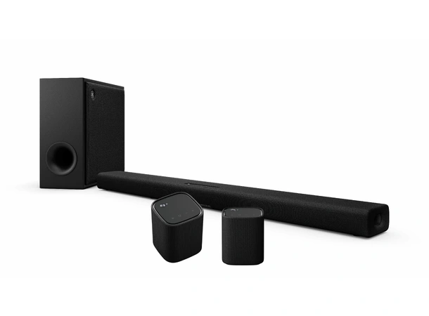 Yamaha True X BAR 50A 7.1 - Sort Lydplanke med subwoofer og bakhøyttalere 