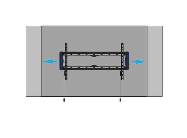 B-Tech Elements Fixed 600 BT5442/B Veggfeste for TV opptil 80" 