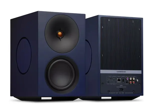 Cambridge L/R X - Blå Aktive høyttalere, Streaming, HDMI, RIAA 