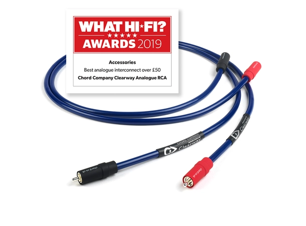 Chord ClearwayX Analog RCA Signalkabel - 50 cm 